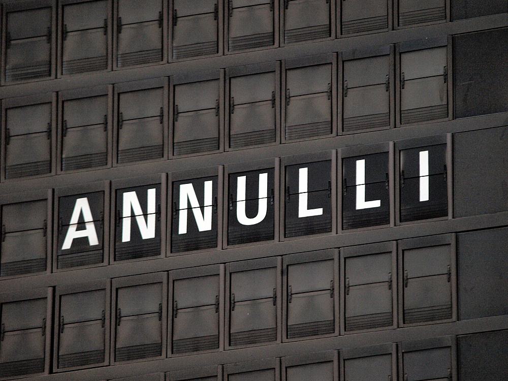 Annullierter Flug (Archiv)