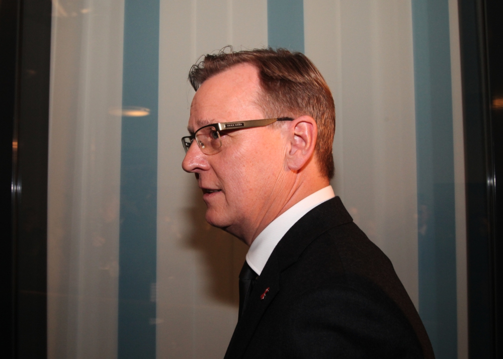 Bodo Ramelow am 05.12.2014 im Erfurter Landtag