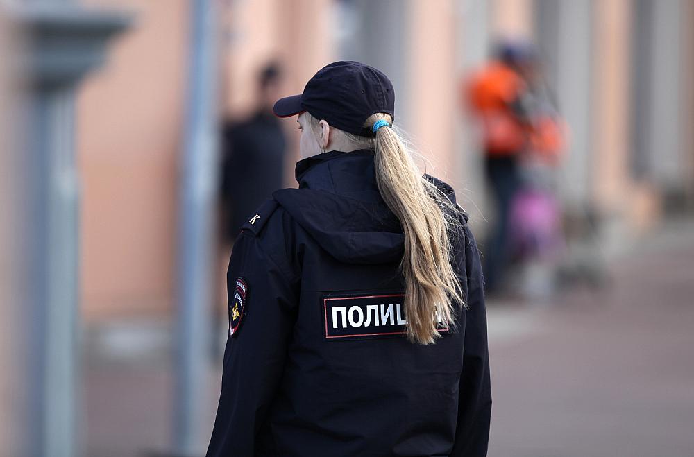 Polizistin in Russland (Archiv)