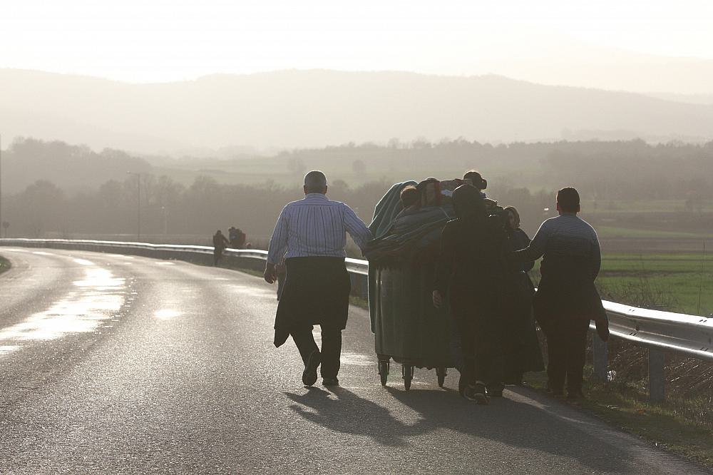 FlÃ¼chtlinge auf der Balkanroute