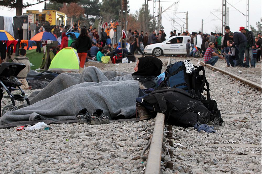 Flüchtlinge auf der Balkanroute (Archiv)
