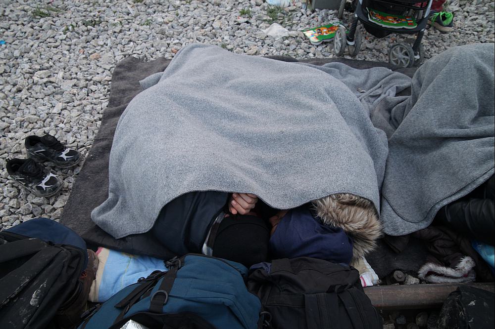FlÃ¼chtlinge auf der Balkanroute