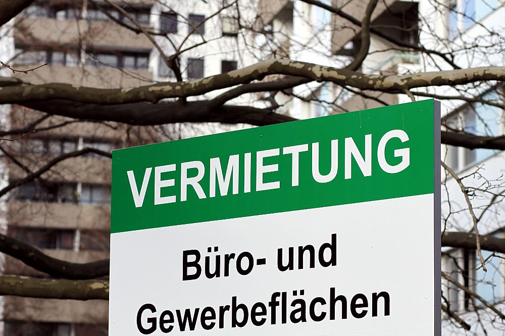 Vermietungs-Schild (Archiv) über dts Nachrichtenagentur
