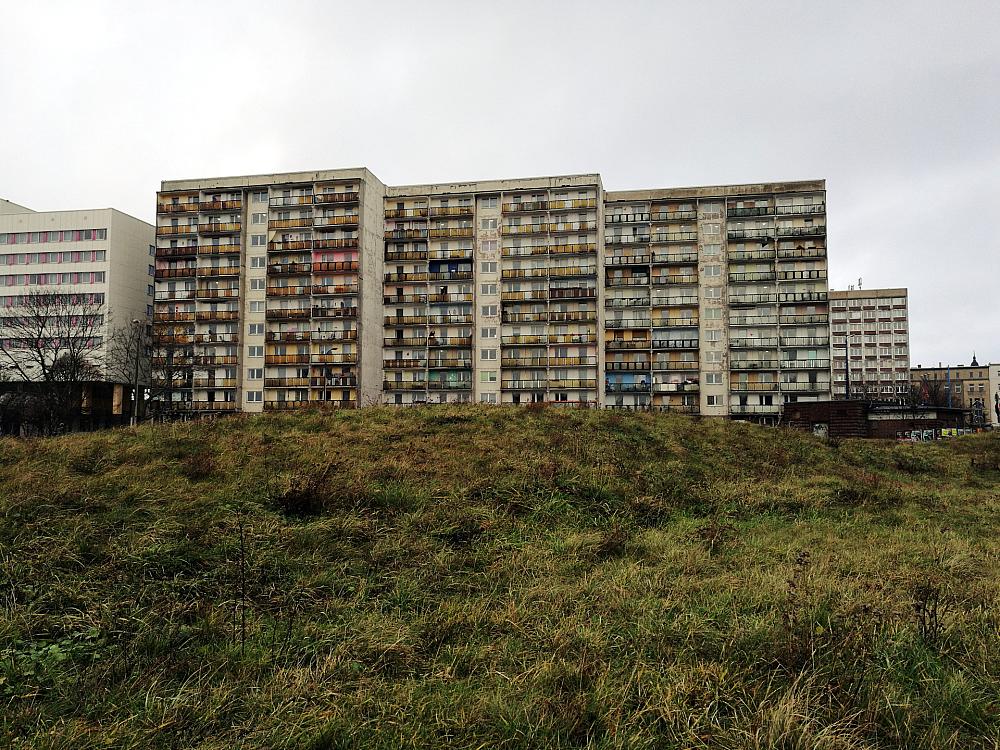 Plattenbauten in Halle (Saale) (Archiv)