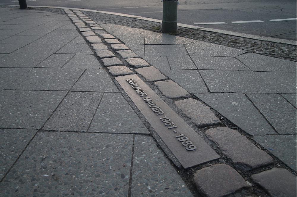Verlauf der Berliner Mauer (Archiv)
