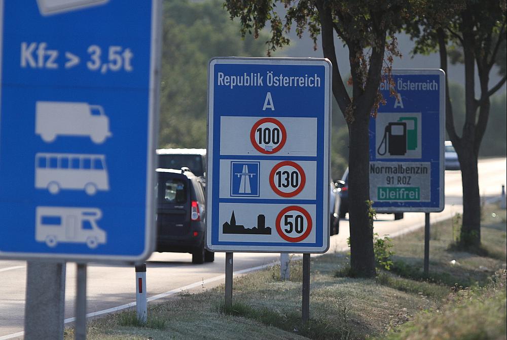 Österreichischer Grenzüberang (Archiv)