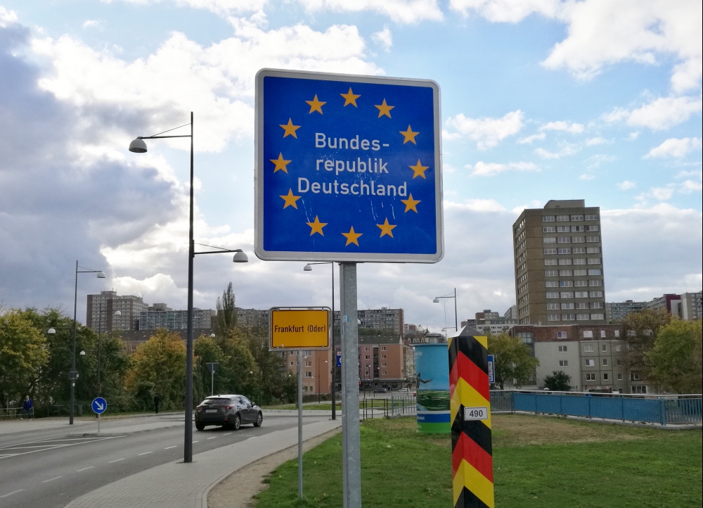 Grenze Polen-Deutschland bei Frankfurt (Oder)