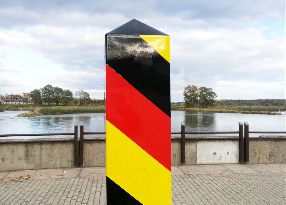 Grenze Polen-Deutschland an der Oder
