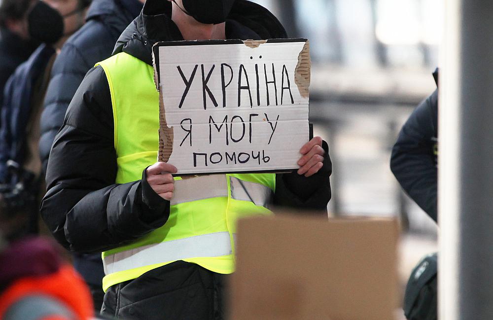 Ankunft von Flüchtlingen aus der Ukraine in Deutschland