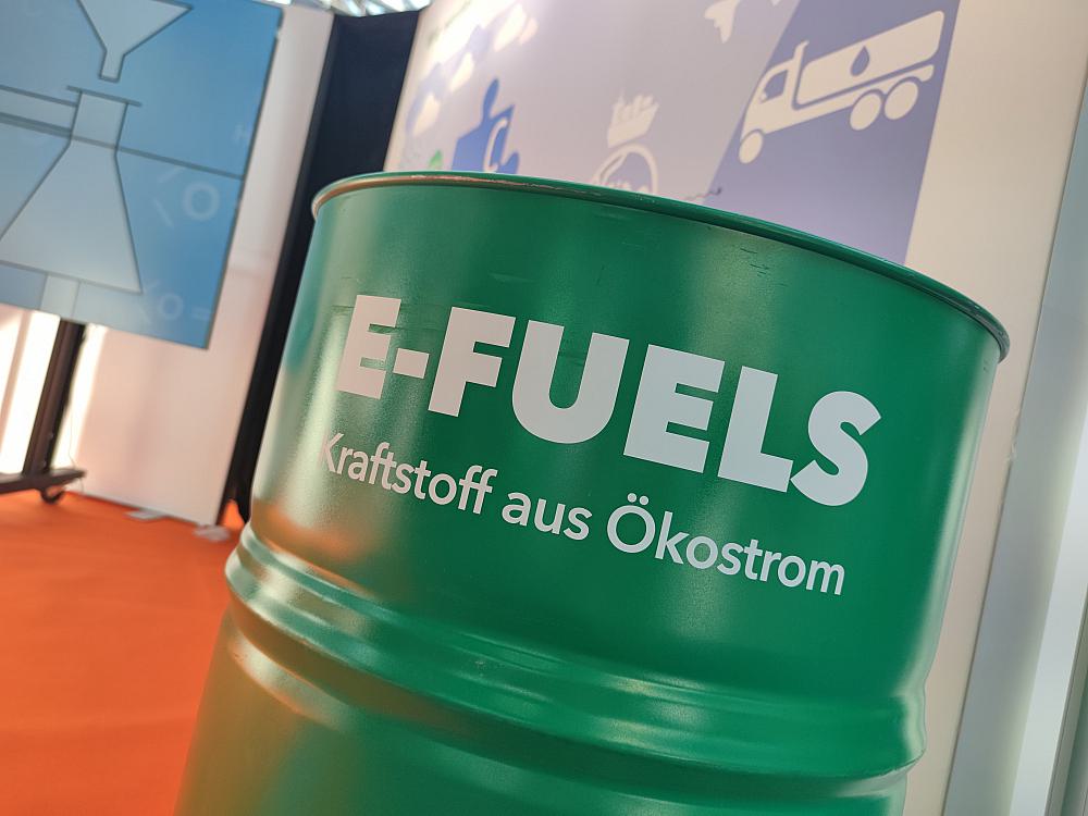 Werbung für E-Fuels