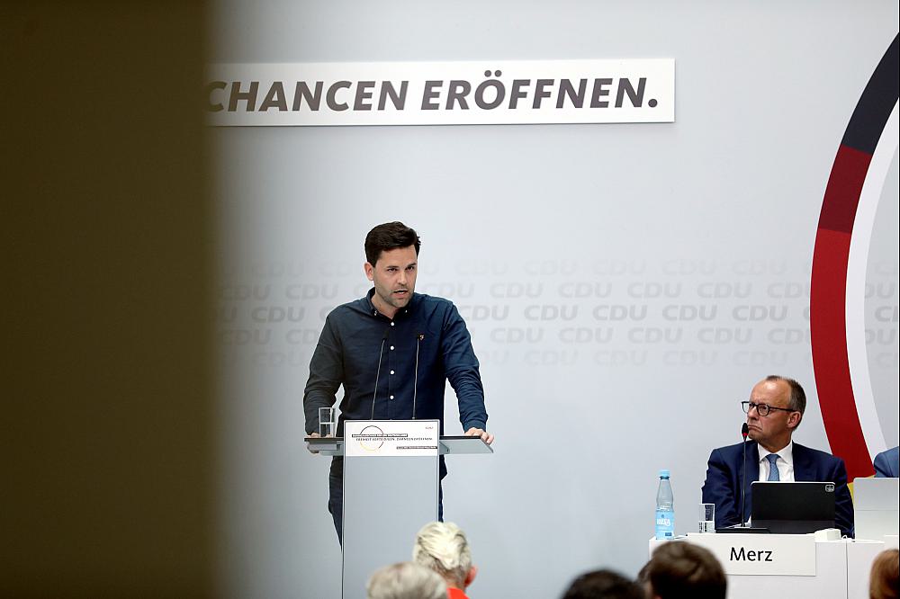 Johannes Winkel und Friedrich Merz im Juni 2023