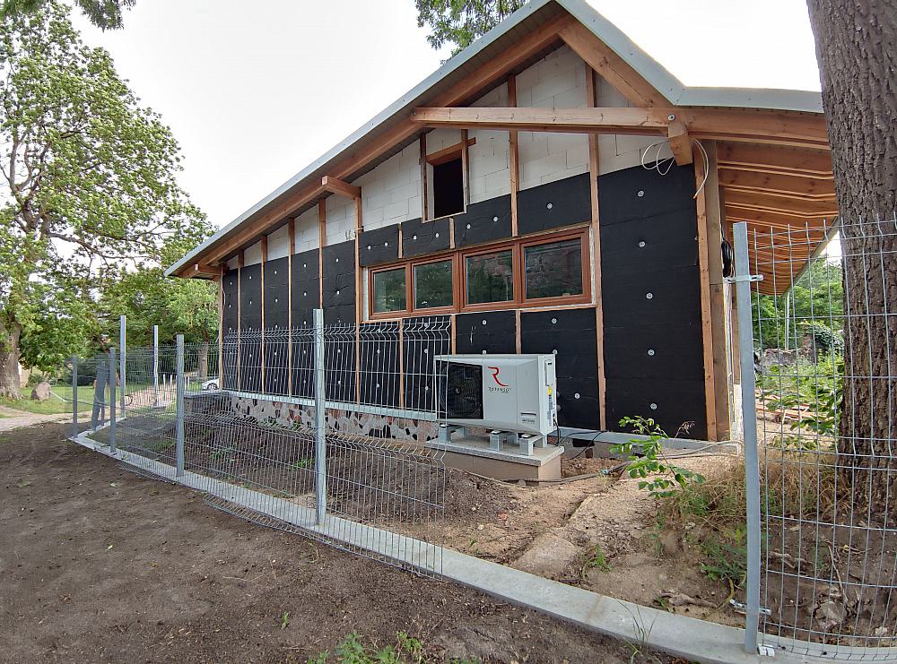 Neubau mit Wärmepumpe