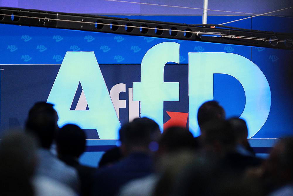 AfD-Logo auf Bundesparteitag (Archiv)