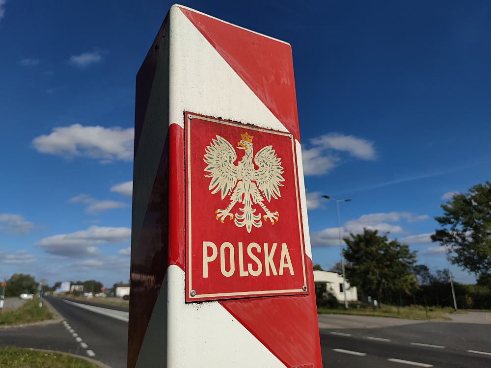Grenze zwischen Polen und Deutschland am 20.09.2023