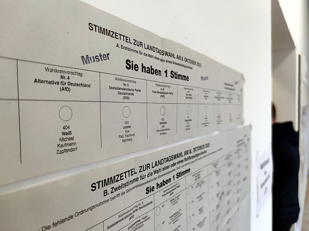 Landtagswahl in Bayern am 08.10.2023