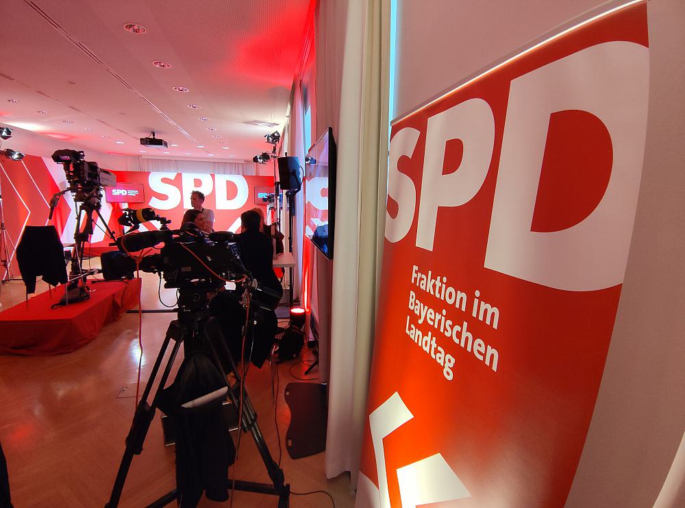 Landtagswahl in Bayern: SPD-Wahlparty am 08.10.2023
