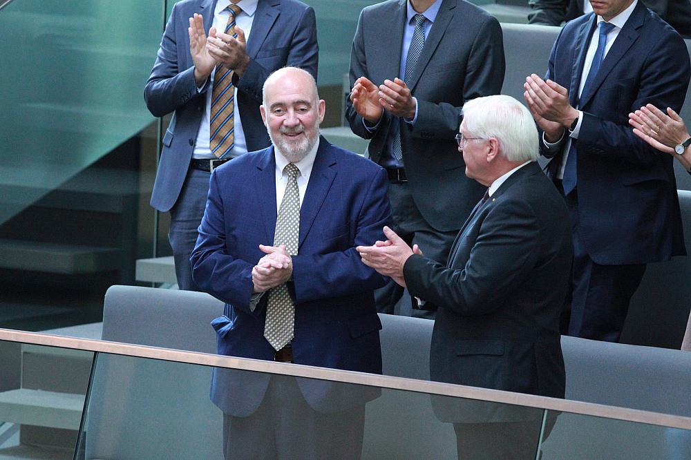 Ron Prosor und Frank-Walter Steinmeier am 11.10.2023
