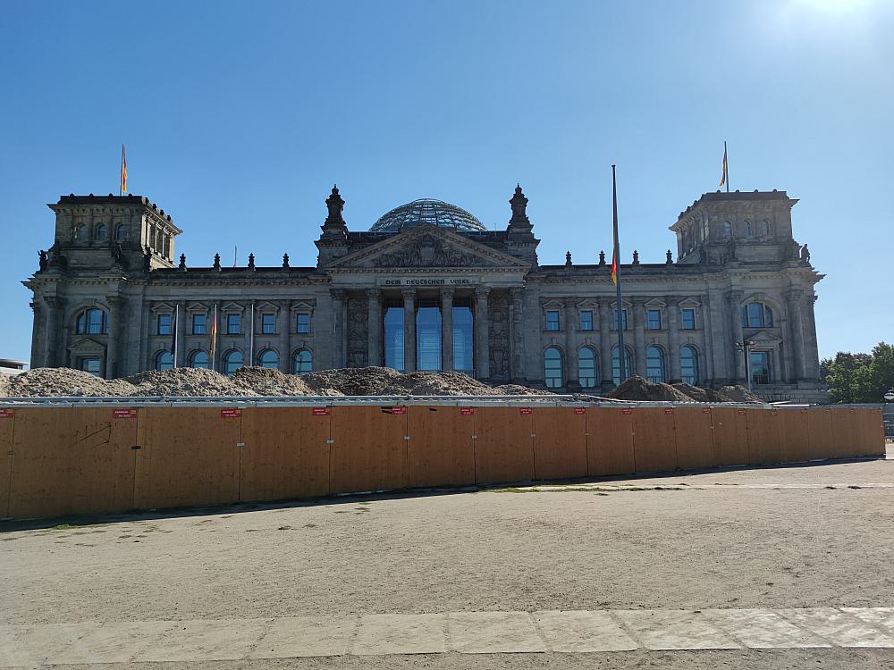 Baustelle vor Deutschem Bundestag (Archiv)