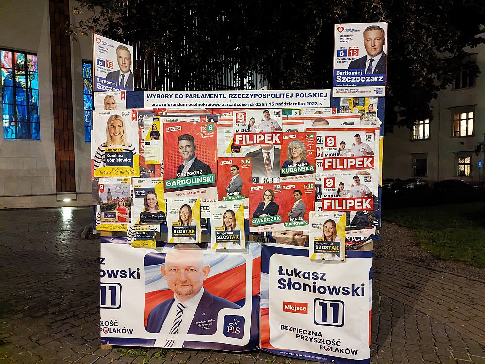 Wahlplakate in Polen (Archiv)