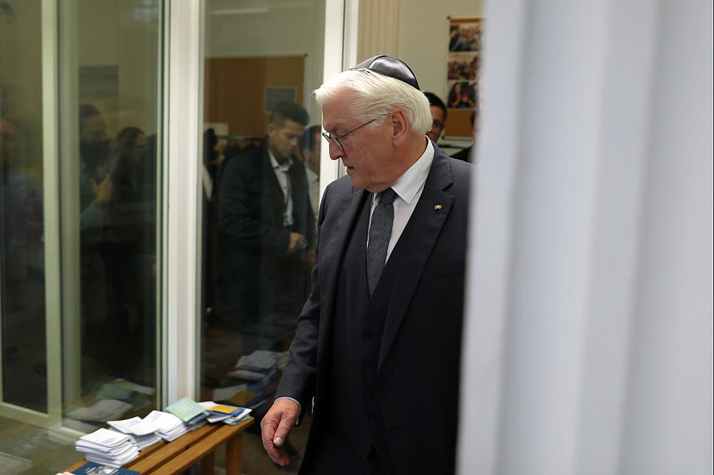 Frank-Walter Steinmeier bei jüdischer Gemeinde (Archiv)
