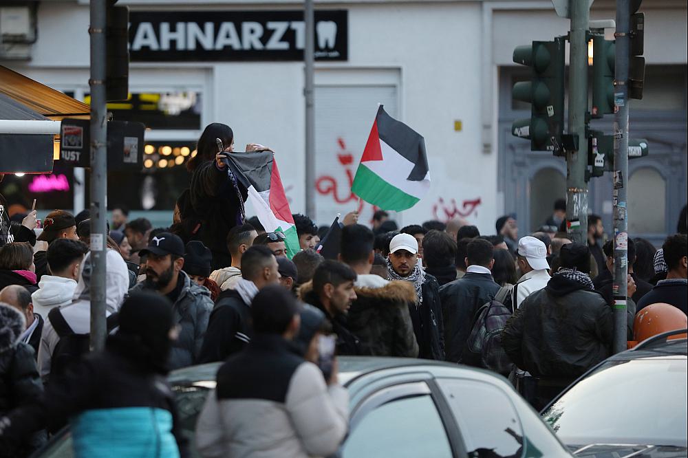 Verbotene Pro-Palästina-Demo (Archiv)