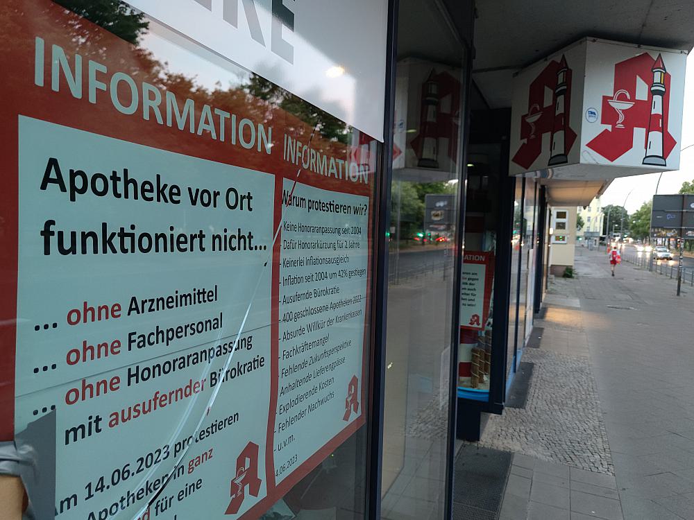 Apotheken-Protest am 14.06.2023