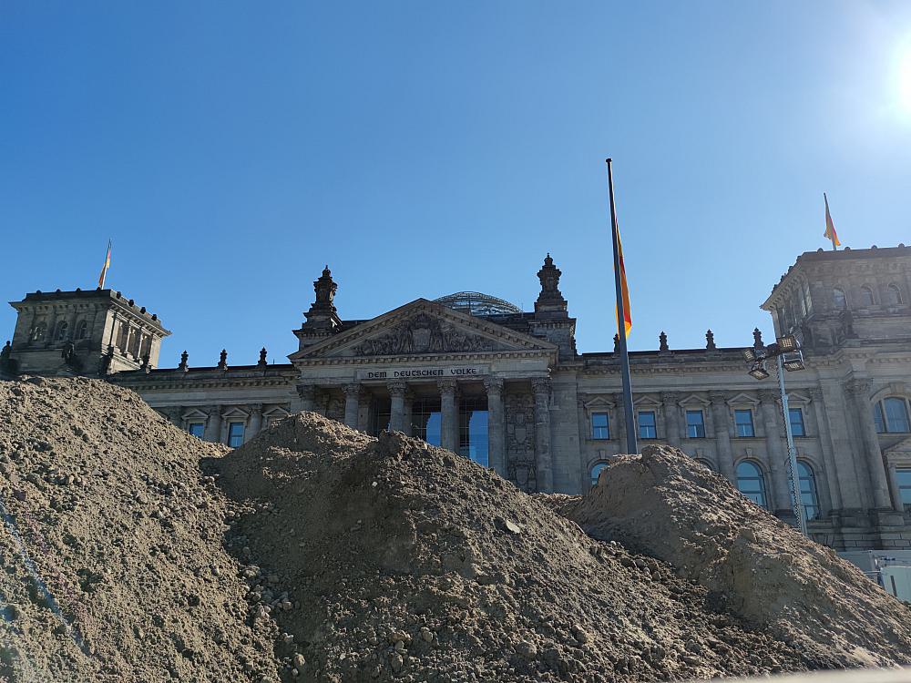 Baustelle vor Deutschem Bundestag (Archiv)