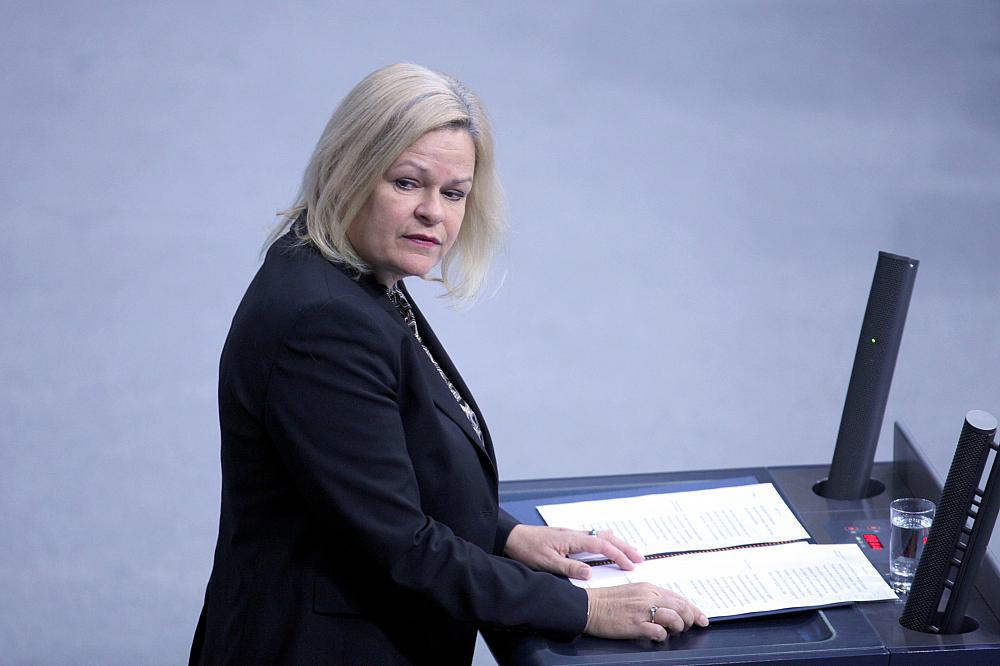 Nancy Faeser am 16.11.2023
