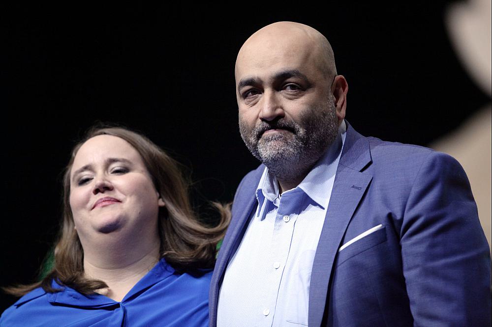 Grünen-Voristzende Ricarda Lang und Omid Nouripour (Archiv)