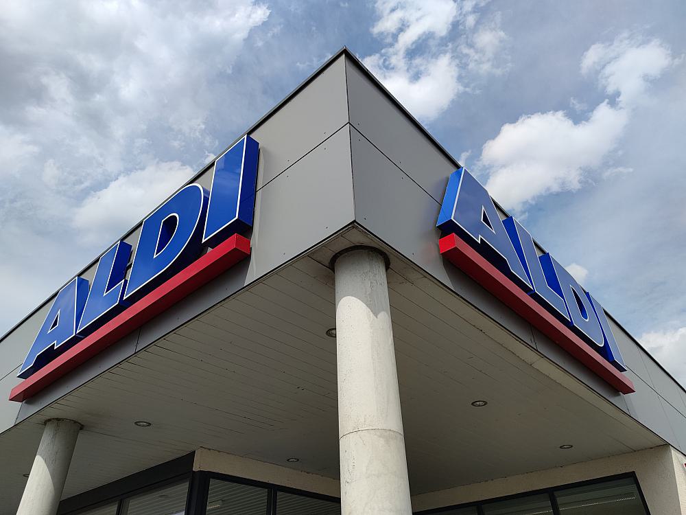 Logo an Aldi-Nord-Filiale (Archiv)