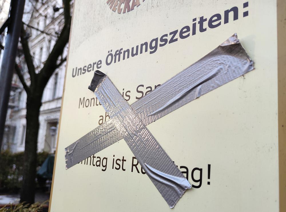 Geschlossenes Restaurant während der Corona-Pandemie (Archiv)