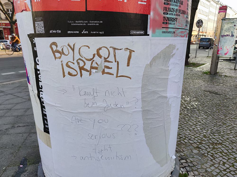 Boykott-Aufruf gegen Israel in Deutschland (Archiv)