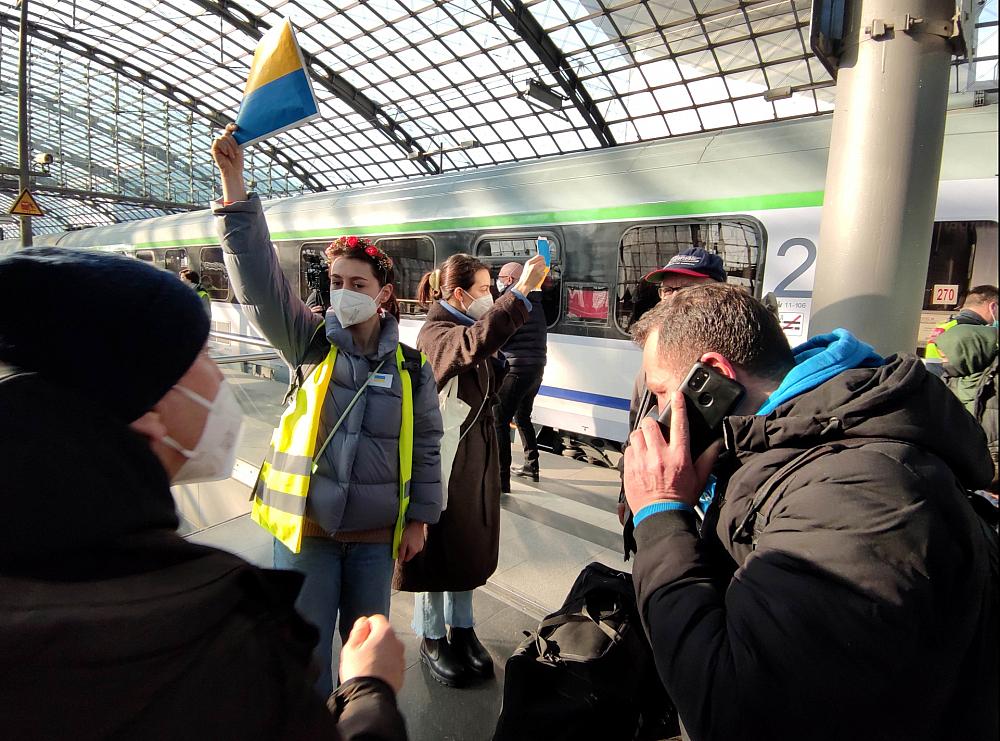 Ankunft von Flüchtlingen aus der Ukraine in Deutschland (Archiv)