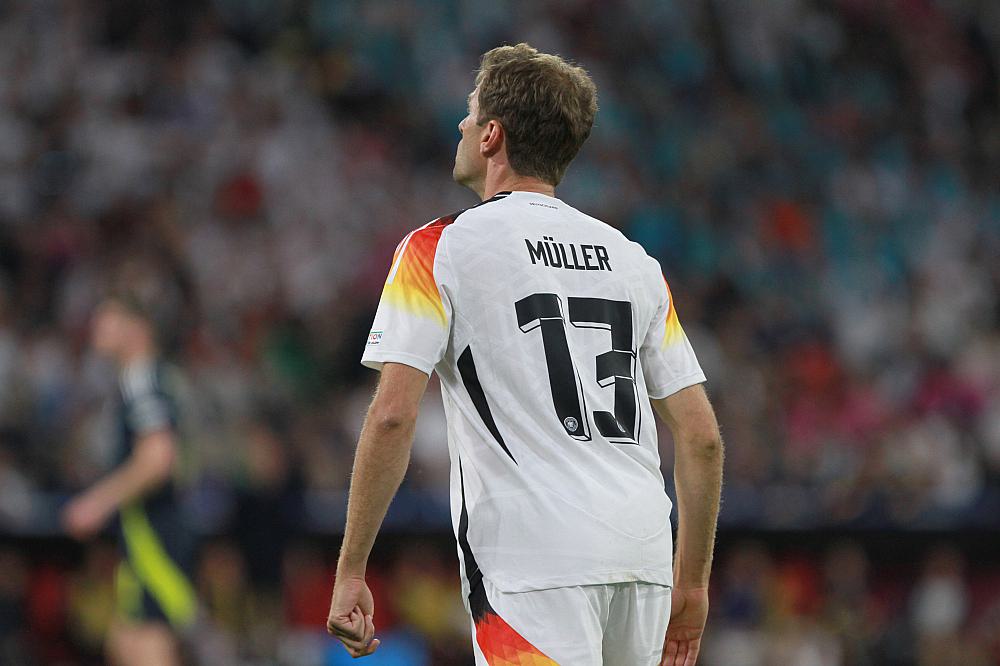 Thomas Müller im DFB-Trikot bei der EM 2024 (Archiv)