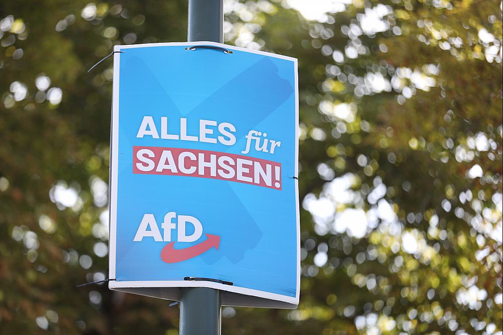 AfD-Wahlplakat zur Landtagswahl in Sachsen (Archiv)