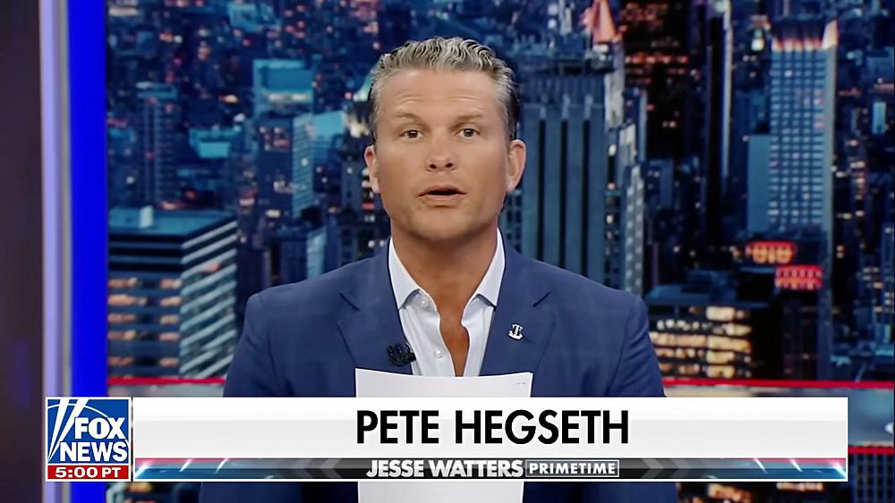 Pete Hegseth als Moderator auf Fox News (Archiv)