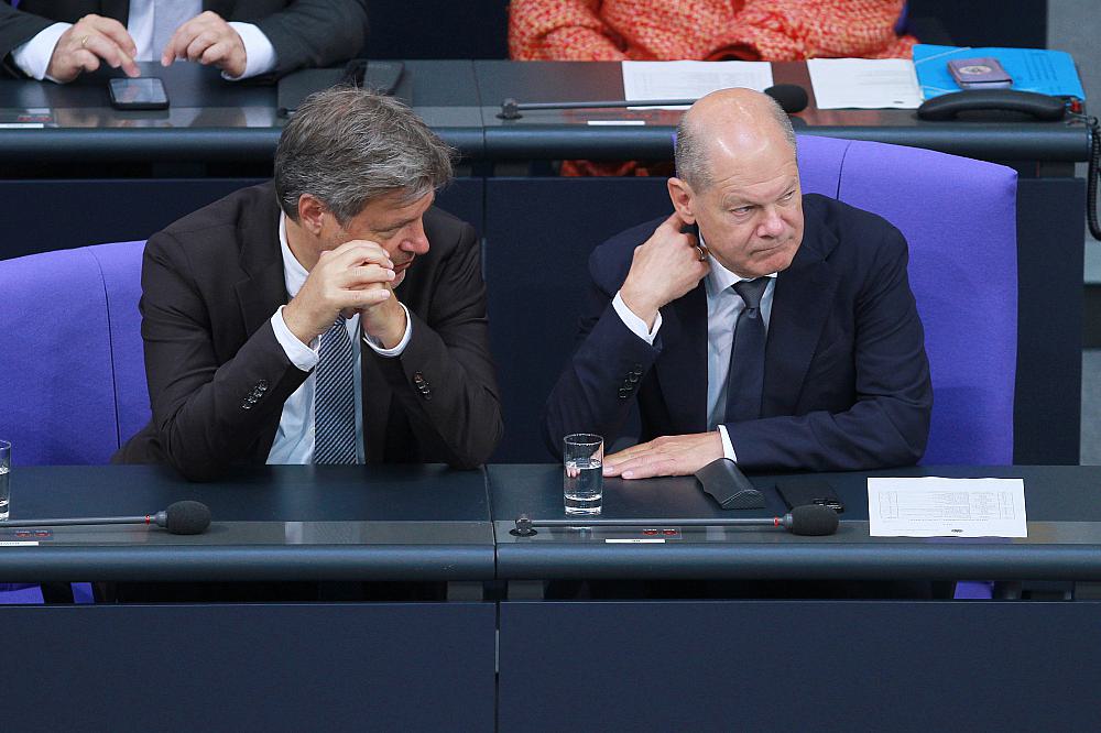 Robert Habeck und Olaf Scholz (Archiv)