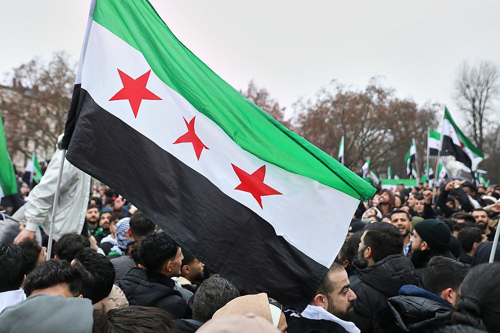 Syrer in Deutschland feiern den Sturz von Assad in Syrien (Archiv) über dts Nachrichtenagentur