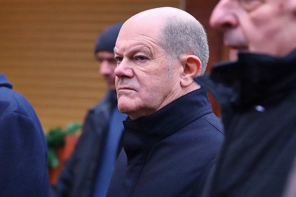 Olaf Scholz nach Anschlag auf Magdeburger Weihnachtsmarkt am 21.12.2024