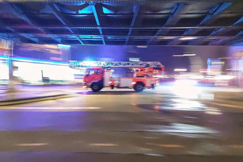 Berliner Feuerwehr im Einsatz am 01.01.2025