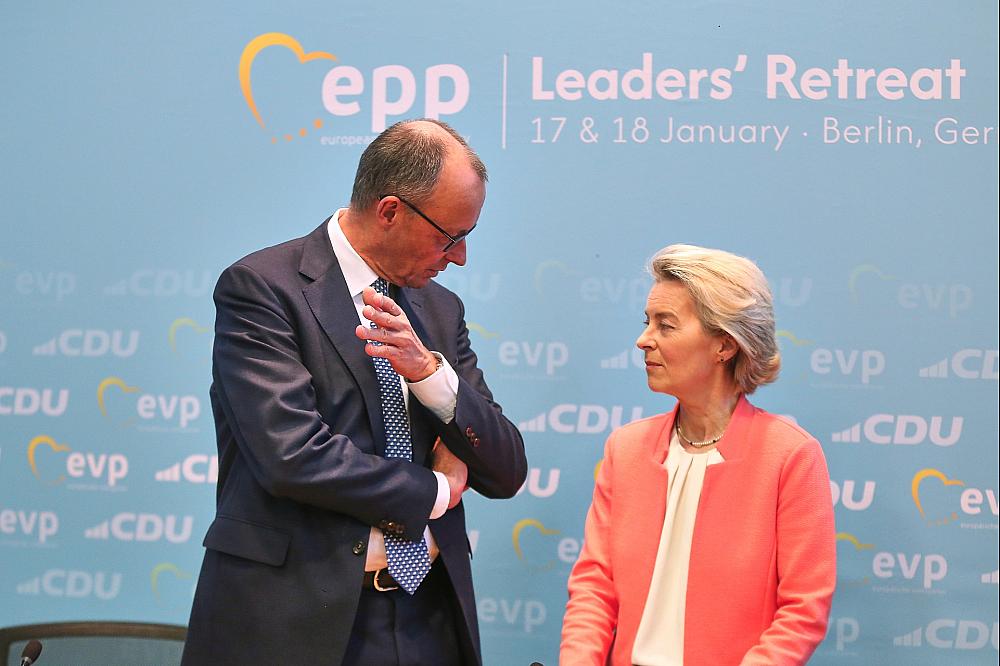 Friedrich Merz und Ursula von der Leyen (Archiv)