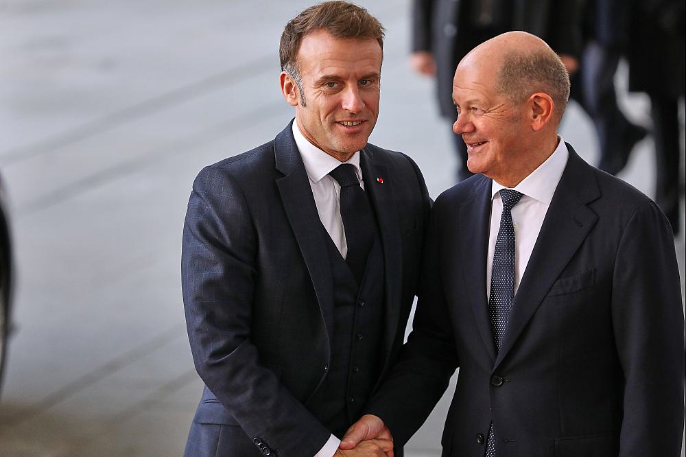 Emmanuel Macron und Olaf Scholz (Archiv)