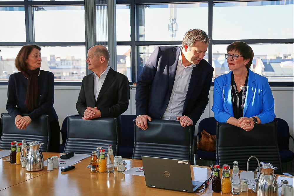 Sitzung von SPD-Präsidium am 03.03.2025