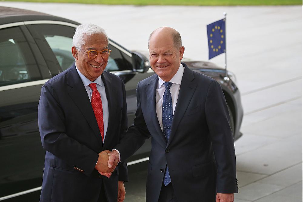 António Costa und Olaf Scholz am 12.03.2025