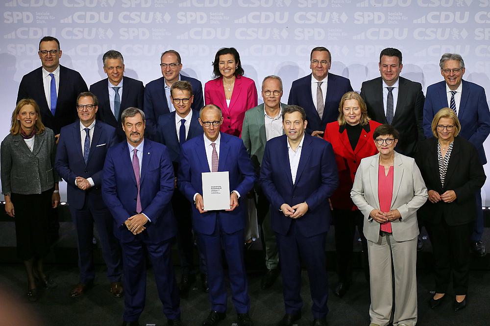 Unterzeichnung Koalitionsvertrag zwischen CDU, CSU und SPD am 05.05.2025