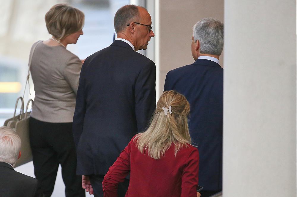 Friedrich Merz geht raus am 06.05.2025