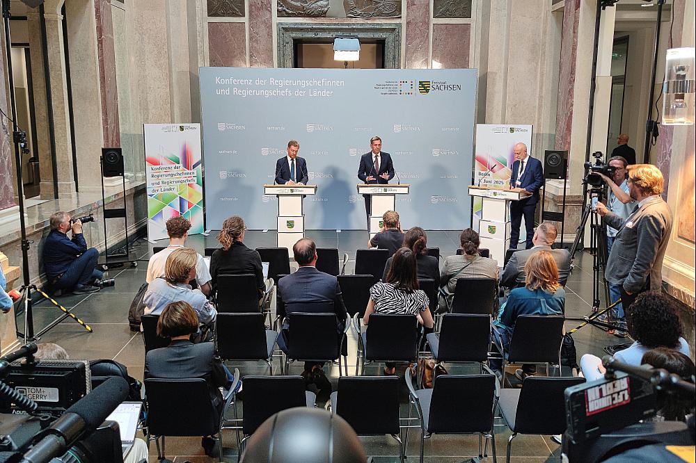 Michael Kretschmer und Olaf Lies am 05.06.2025