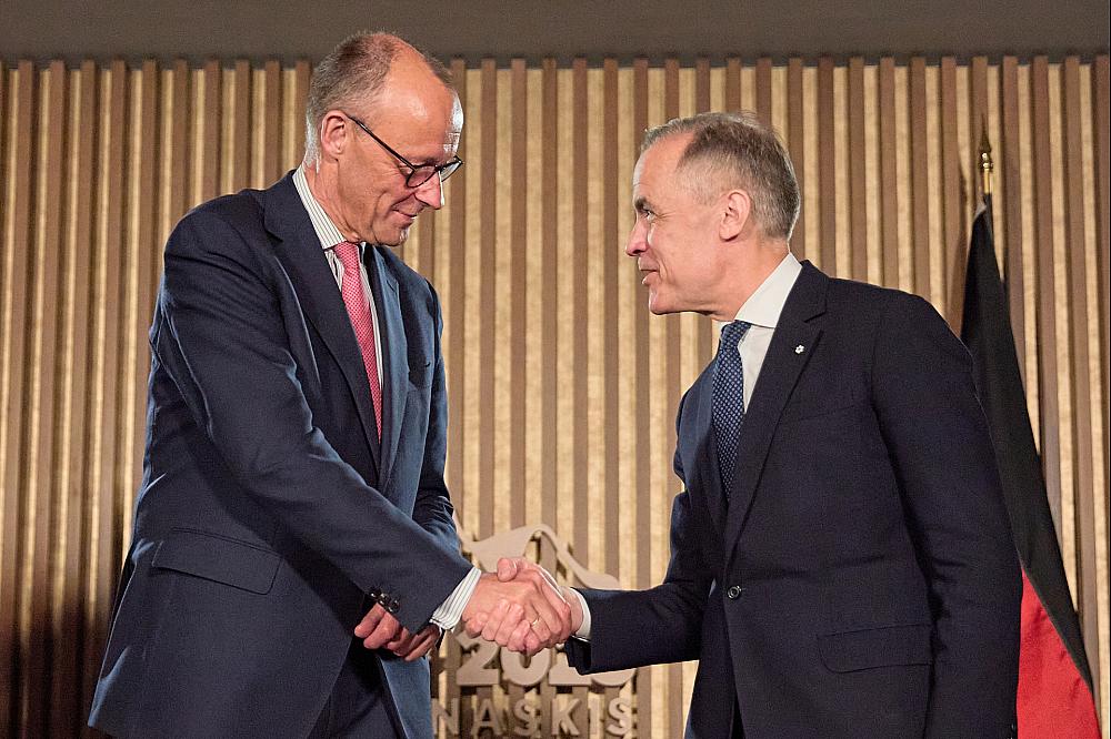 Friedrich Merz und Mark Carney