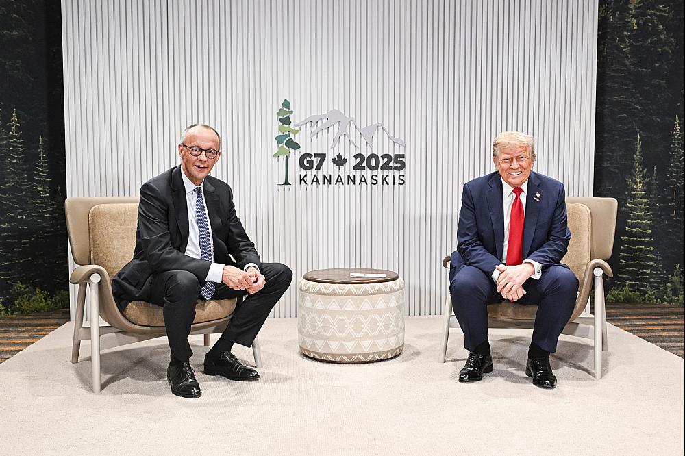 Merz trifft Trump beim G7-Gipfel in Kanada am 16.06.2025