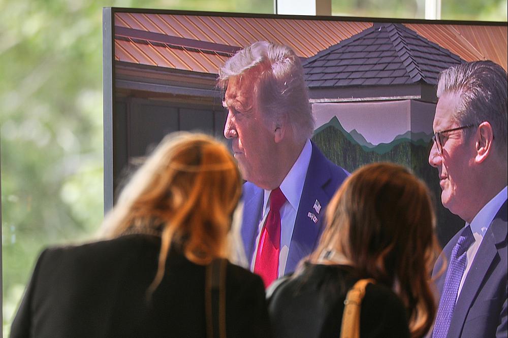Donald Trump und Keir Starmer am 16.06.2025